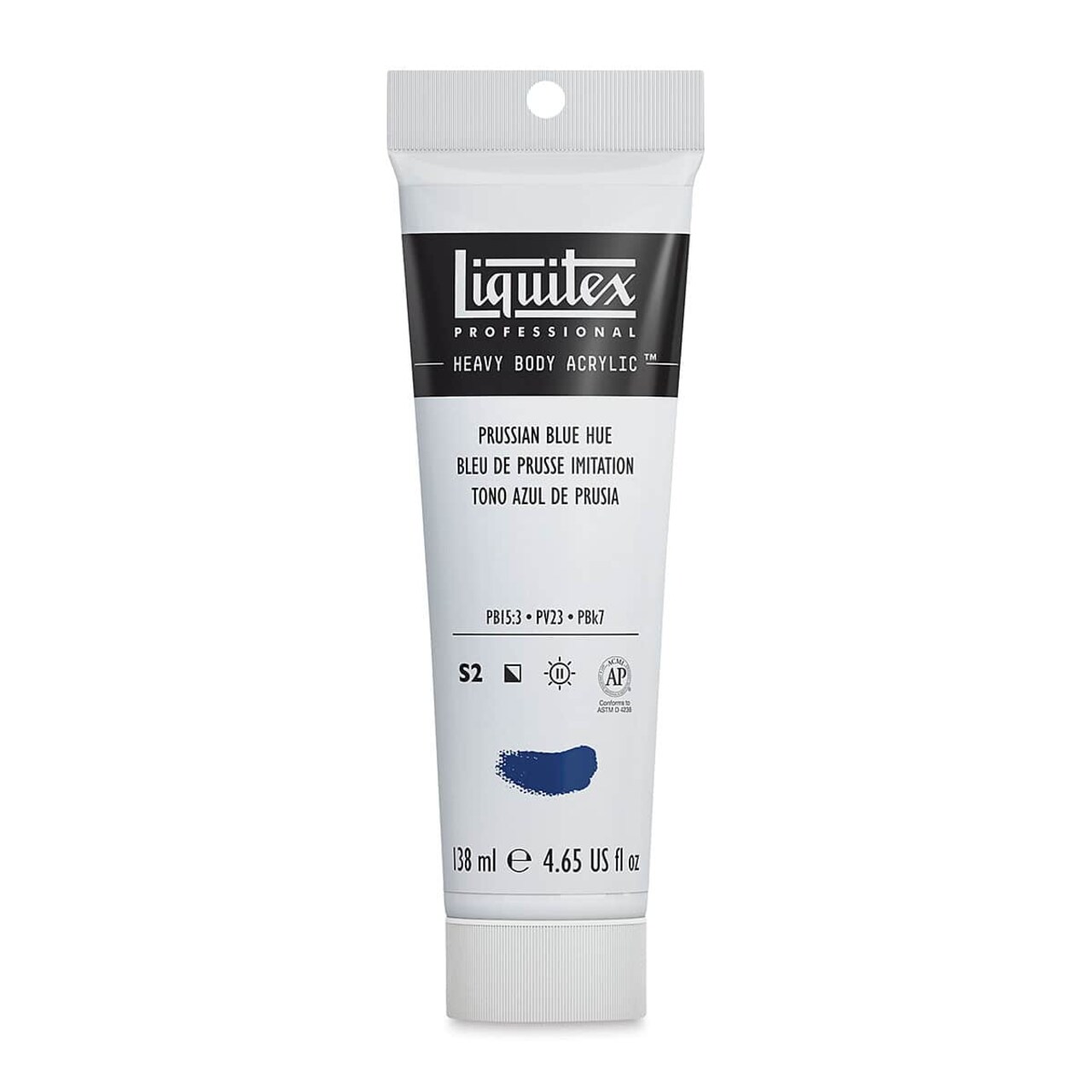 Liquitex Heavy Body Artist Acrylics - Prussian Blue Hue, 4.65 oz Tube